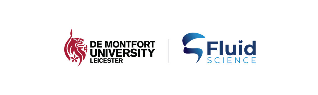 DMU + Fluid Science Logos