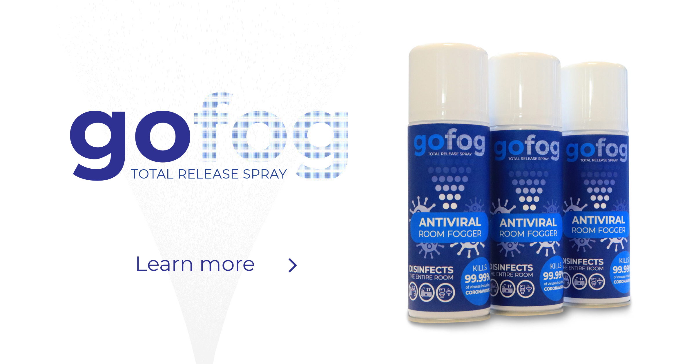 Antiviral Room Fogger Disinfectant GoFog™ Fluid Science