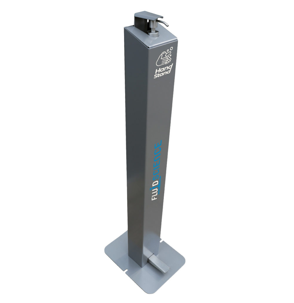 hand stand sanitiser station, sani-station, sanitiser dispenser, non contact sanitiser dispenser