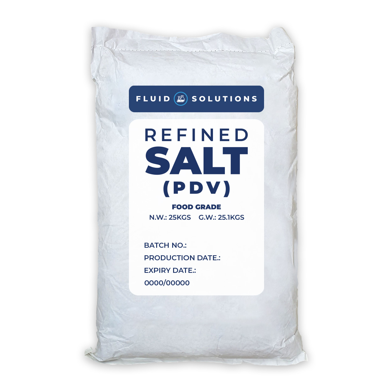25kg Bag of Pure Dried Vacuum Salt. Salt PDV.